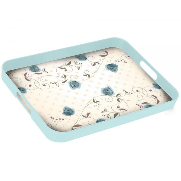 Melodi Tray Decorated Rectangle Large