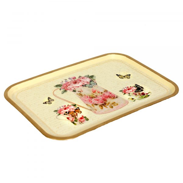 Toya Tray Rectangle Gold