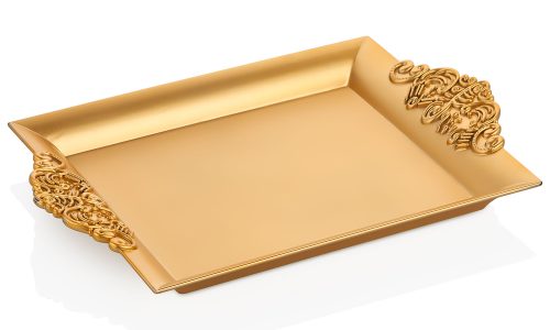 Barok Tepsi Full Gold Küçük